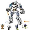 LEGO Ninjago Legacy Zanes Titan Mech Battle Ninja Μάχη Του Ρομπότ Τιτάνα Του Ζέιν 71738